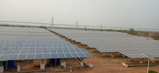 ASIND SOLAR1 Singhal 2MW Solar power plant providing green energy to the local community in India